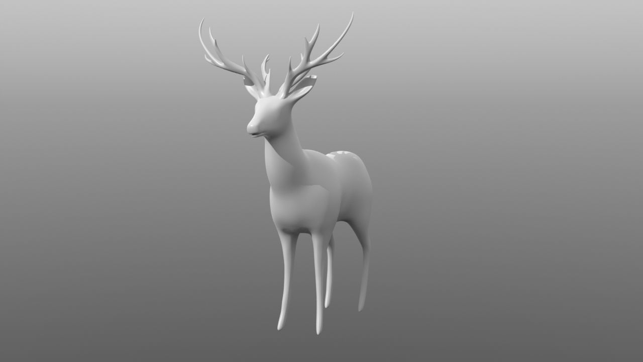 6 Low Poly Base Meshes of Animals Pack 3D Model Collection_7
