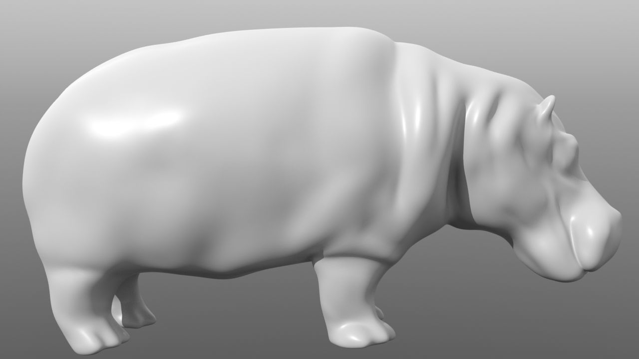 6 Low Poly Base Meshes of Animals Pack 3D Model Collection_42