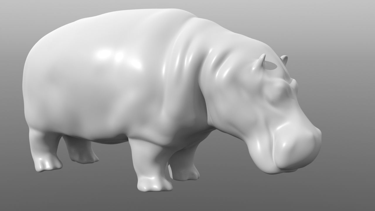 6 Low Poly Base Meshes of Animals Pack 3D Model Collection_38