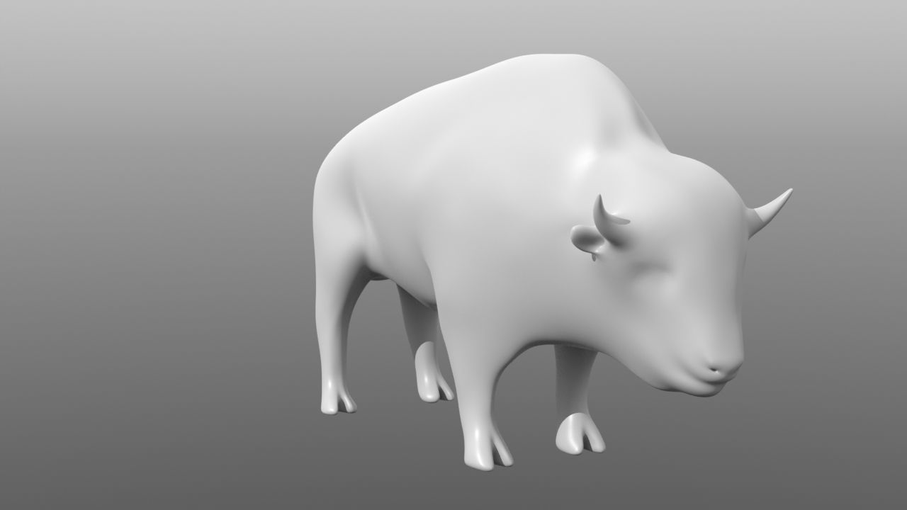 6 Low Poly Base Meshes of Animals Pack 3D Model Collection_20