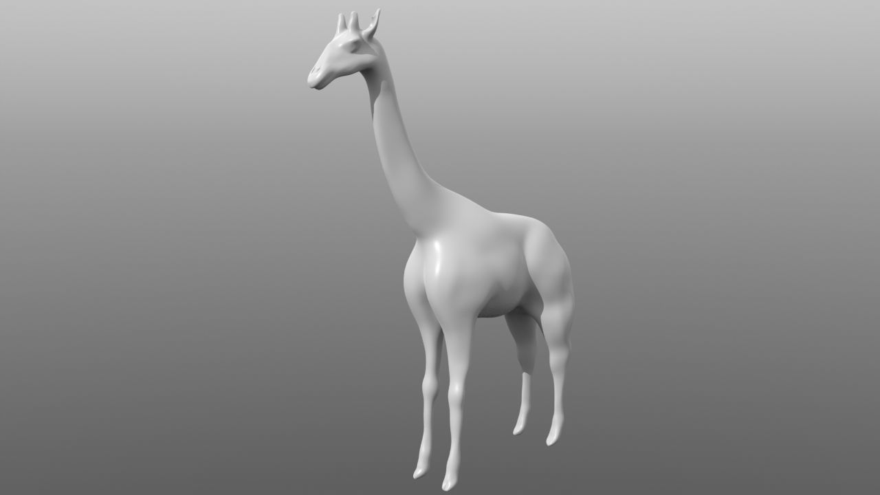 6 Low Poly Base Meshes of Animals Pack 3D Model Collection_32