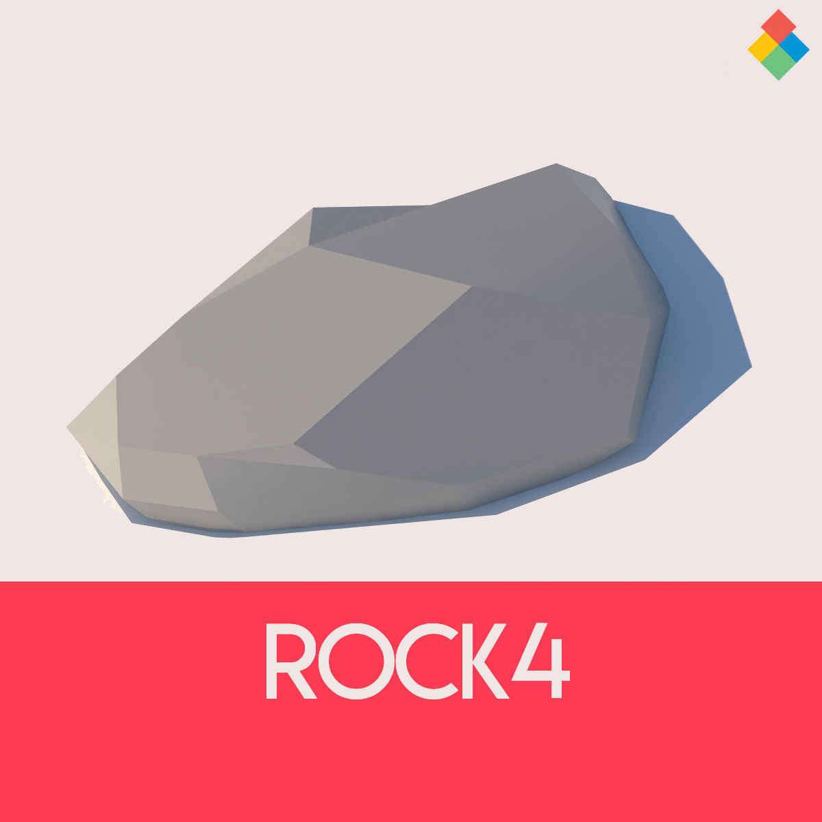 Low Poly Rock Vol1 Low-poly 3D model_11