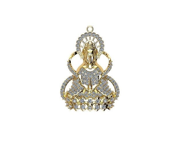 Buddha pendant 3D print model for human 3D print model