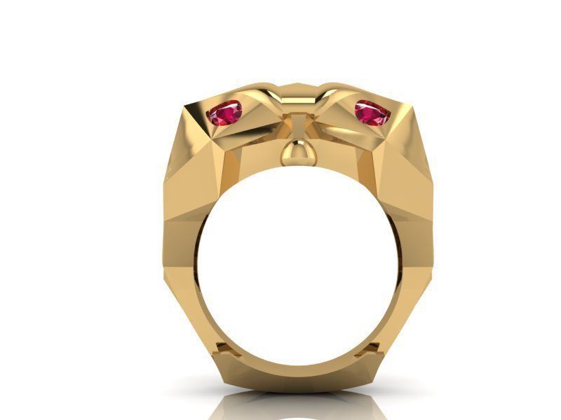 Tiger ring size 11 3D print model_1