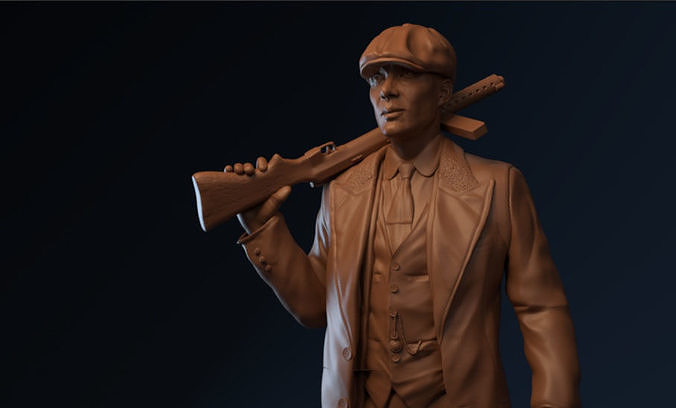 Cillian Murphy From Peacky Blinders 3D print model