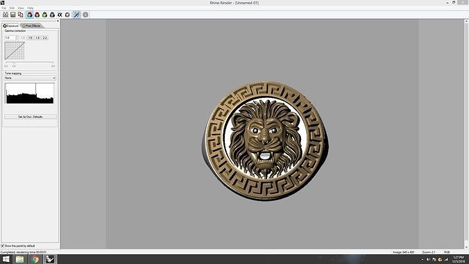 Angry  Lion  Versace Ring 3D print model