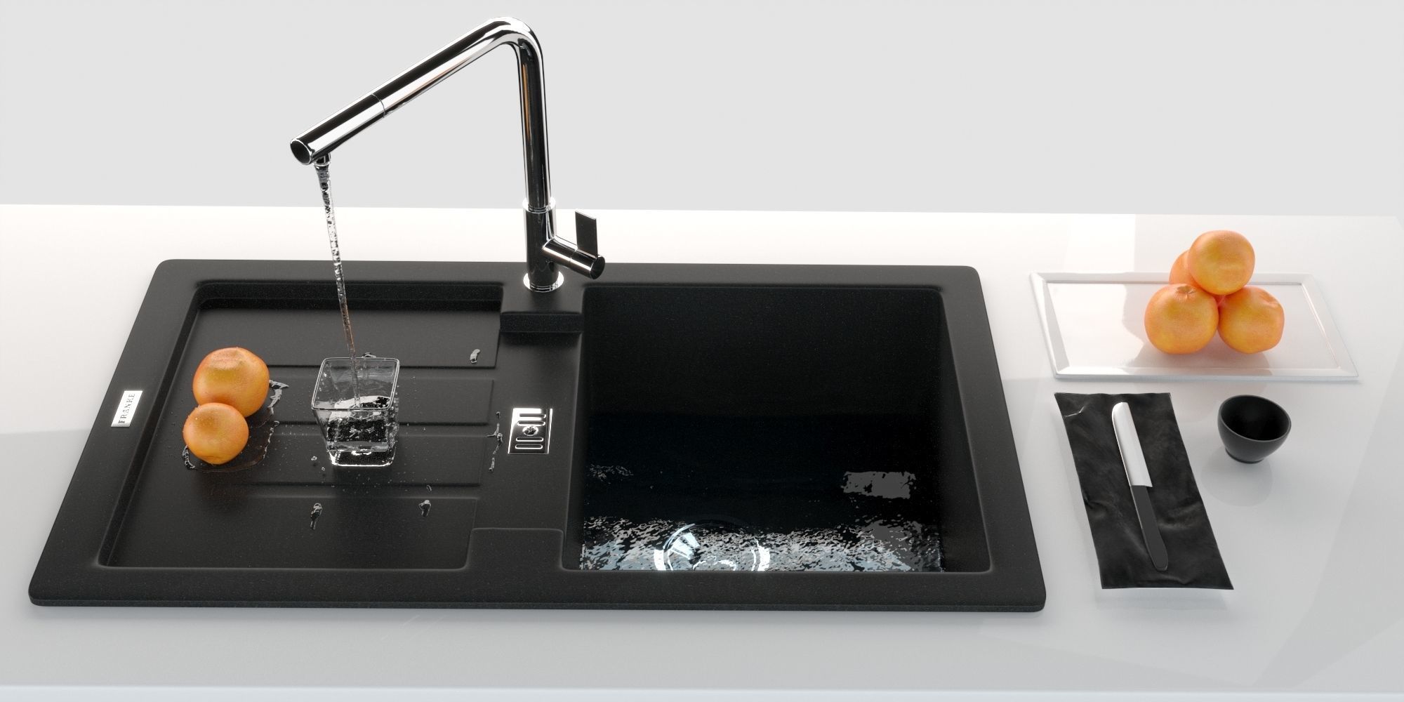 FRANKE set grafit 3D model_3