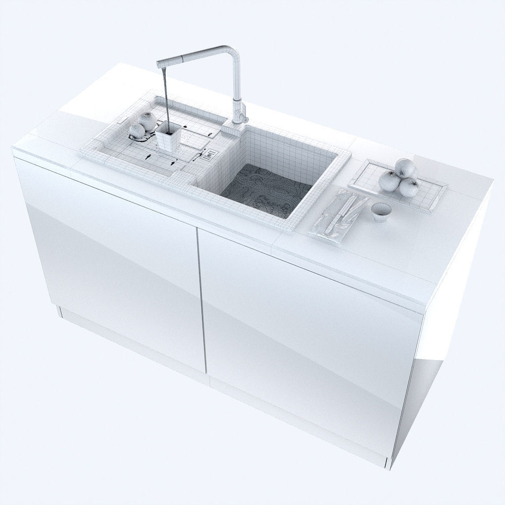 FRANKE set grafit 3D model_2