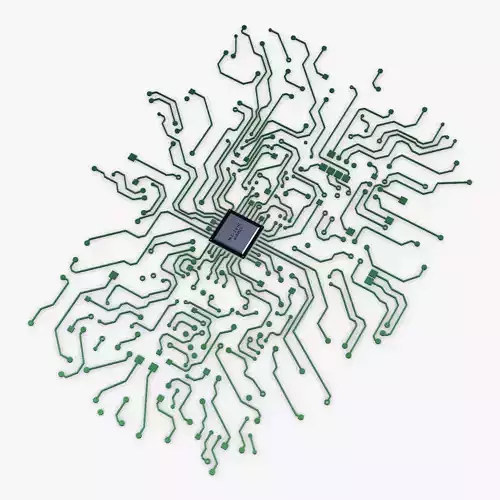 Electronic circuit v 5 3D model