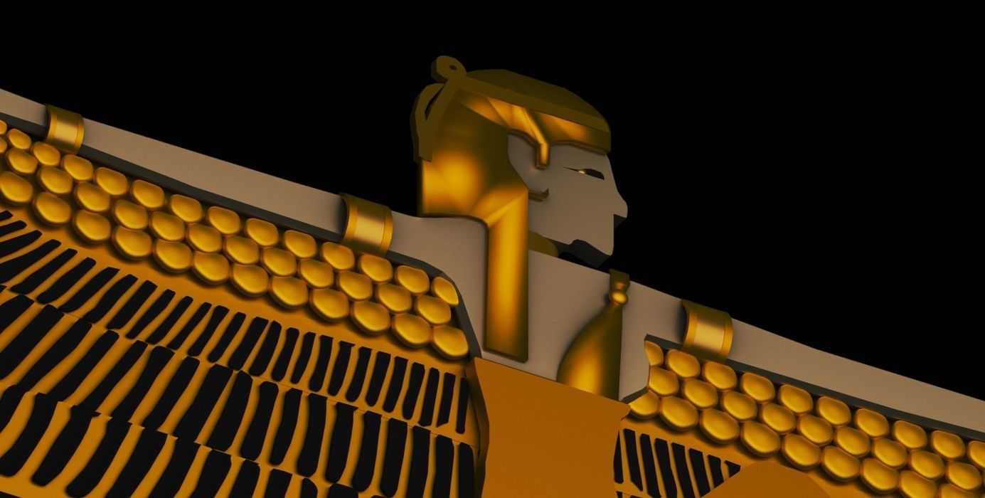 Ancient Egyptian Deities Pharaoh 3D print model_1