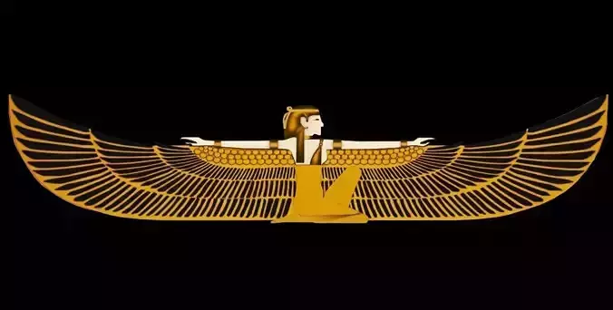 Ancient Egyptian Deities Pharaoh 3D print model
