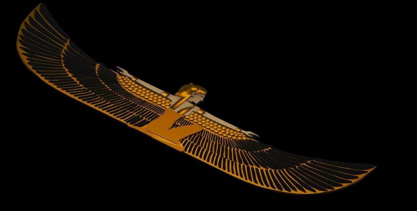 Ancient Egyptian Deities Pharaoh 3D print model_3