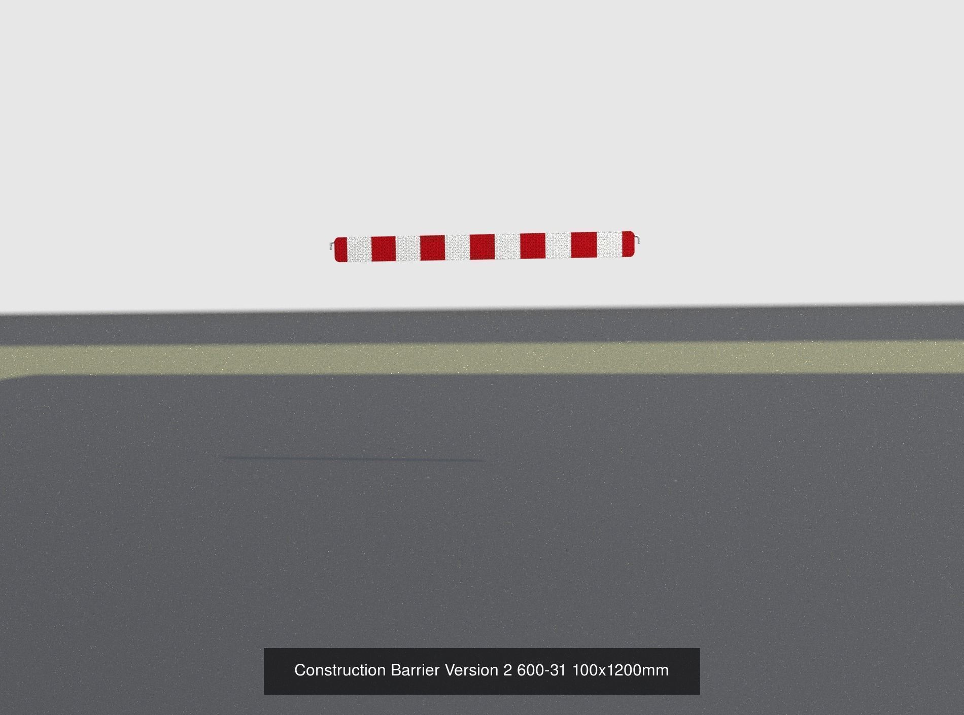 70 Different Types of Construction Site Barriers 3D Model Collection_32