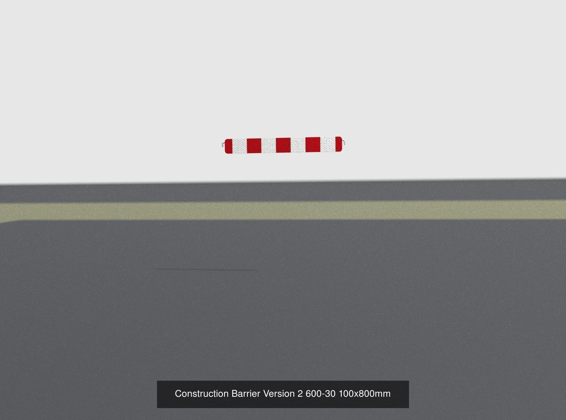 70 Different Types of Construction Site Barriers 3D Model Collection_33