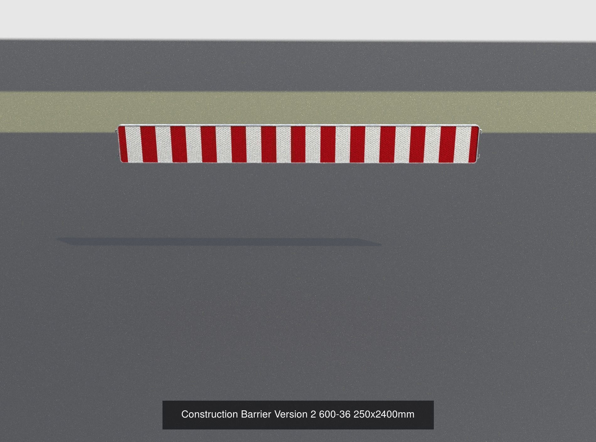 70 Different Types of Construction Site Barriers 3D Model Collection_27