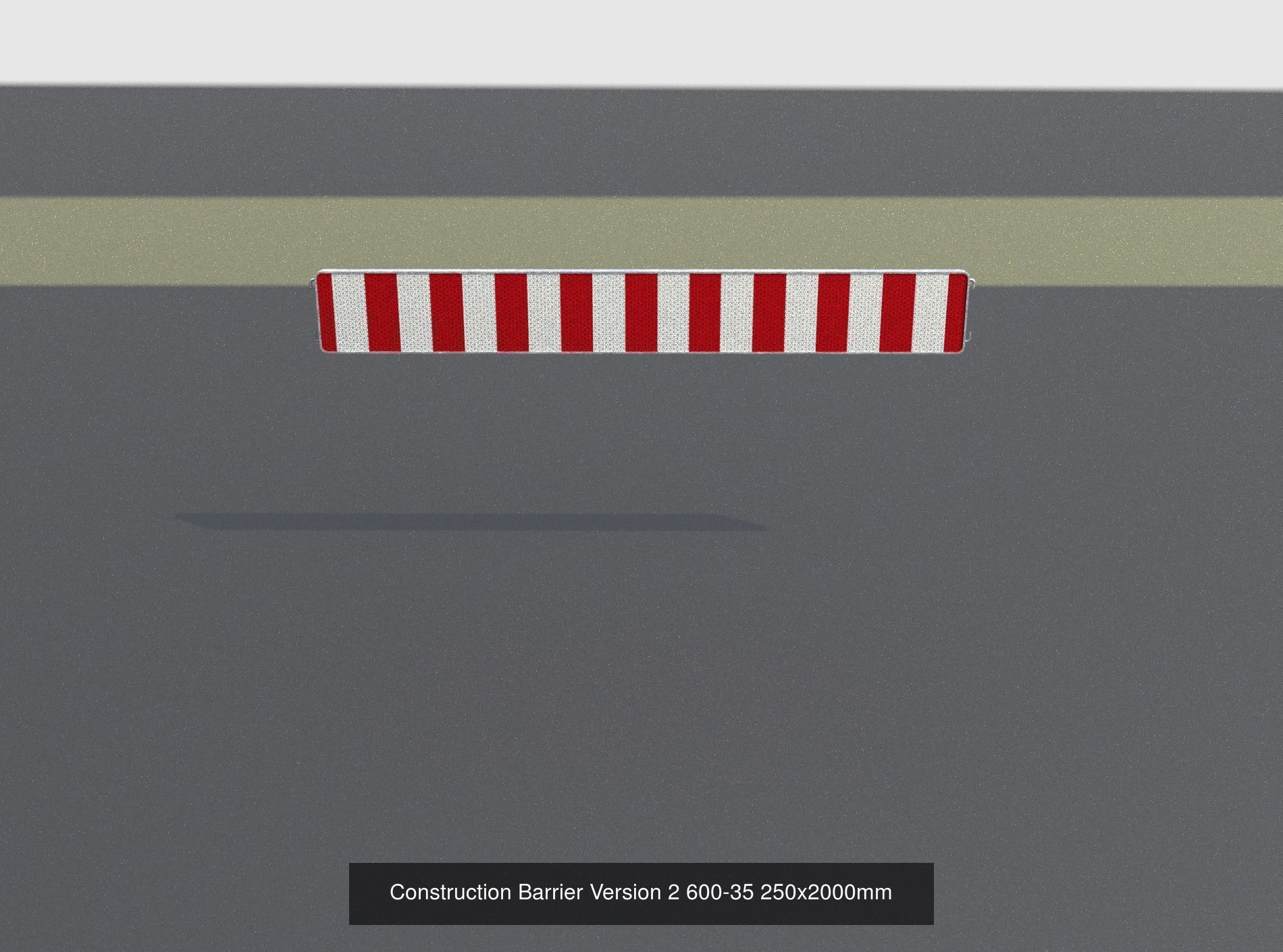 70 Different Types of Construction Site Barriers 3D Model Collection_28