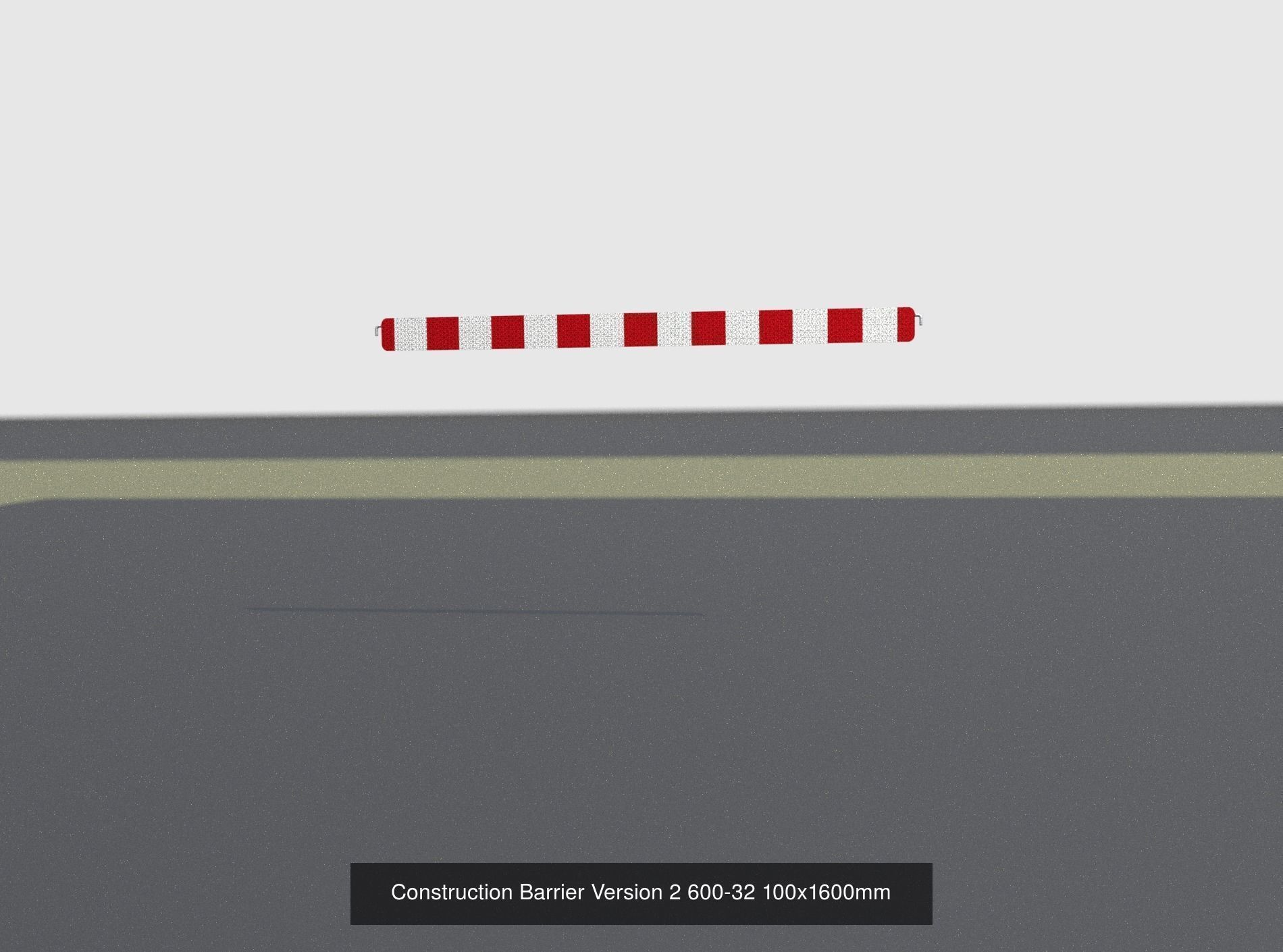 70 Different Types of Construction Site Barriers 3D Model Collection_30