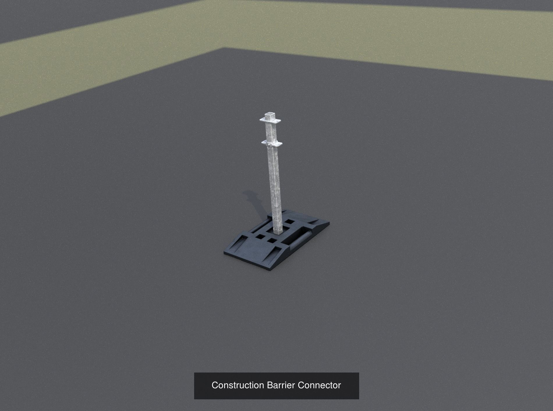 70 Different Types of Construction Site Barriers 3D Model Collection_13