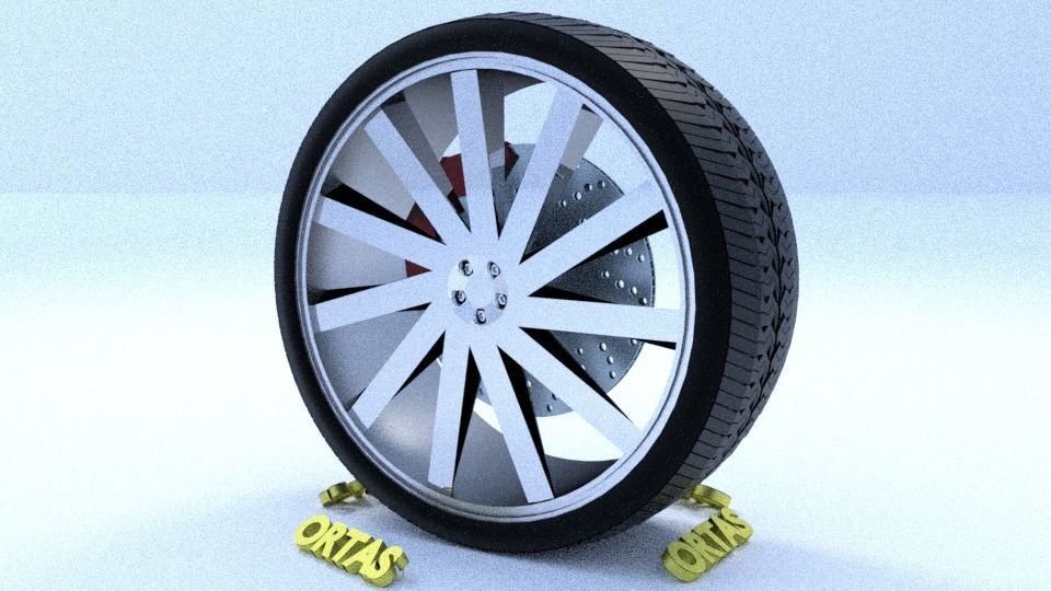 ORTAS CAR RIM 31-32-33-34-35-36-37-38-39-40 GAME READY 3D Model Collection_60