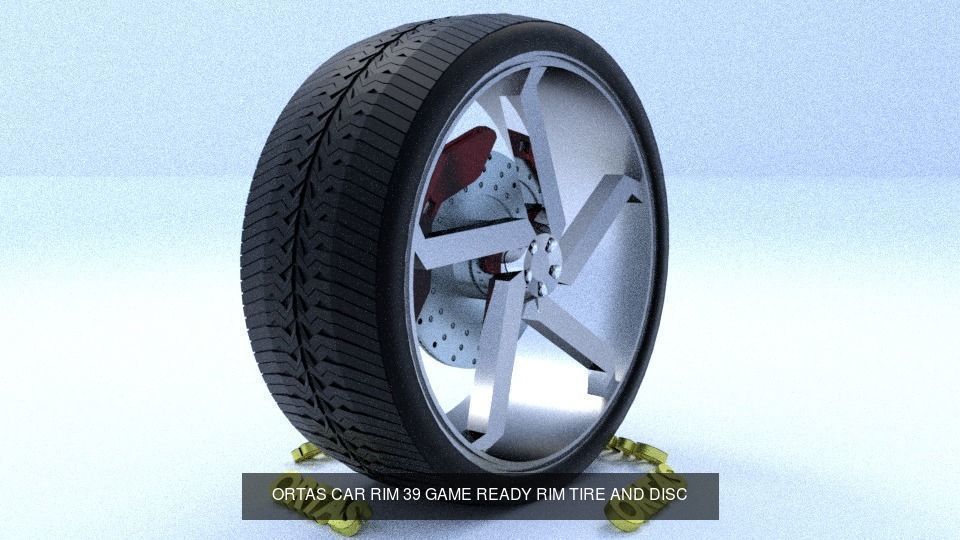 ORTAS CAR RIM 31-32-33-34-35-36-37-38-39-40 GAME READY 3D Model Collection_2