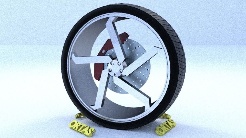 ORTAS CAR RIM 31-32-33-34-35-36-37-38-39-40 GAME READY 3D Model Collection_95