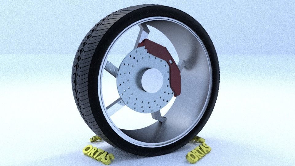 ORTAS CAR RIM 31-32-33-34-35-36-37-38-39-40 GAME READY 3D Model Collection_97