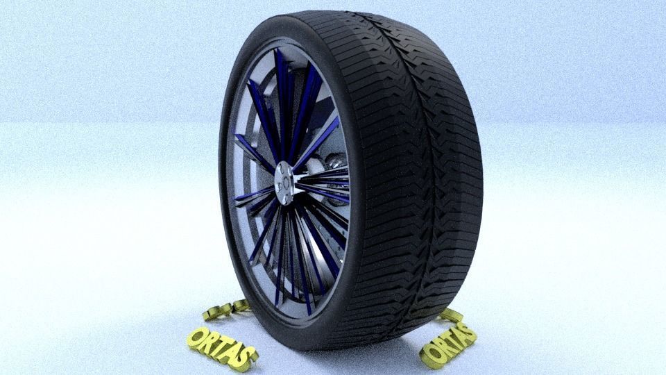 ORTAS CAR RIM 31-32-33-34-35-36-37-38-39-40 GAME READY 3D Model Collection_45