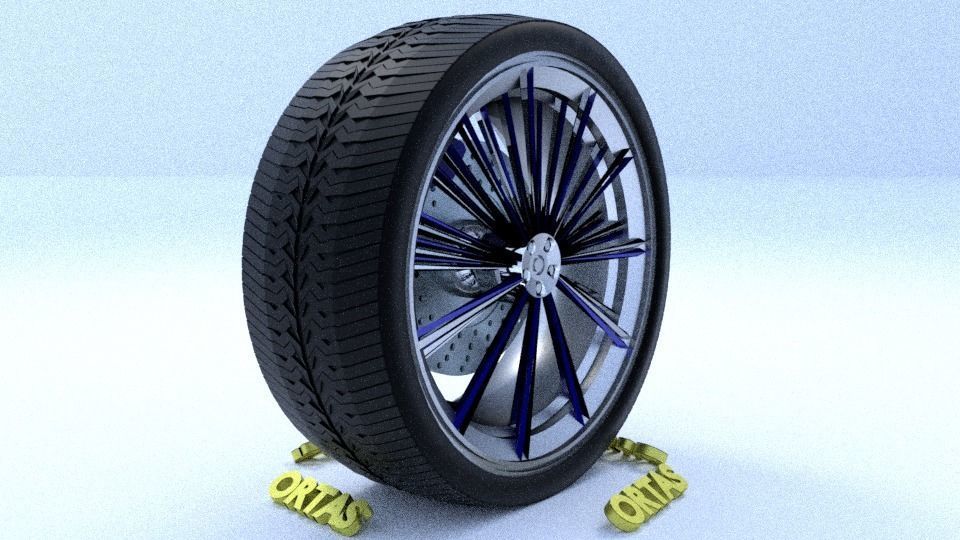 ORTAS CAR RIM 31-32-33-34-35-36-37-38-39-40 GAME READY 3D Model Collection_41