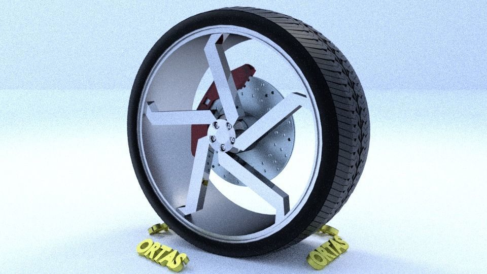 ORTAS CAR RIM 31-32-33-34-35-36-37-38-39-40 GAME READY 3D Model Collection_96