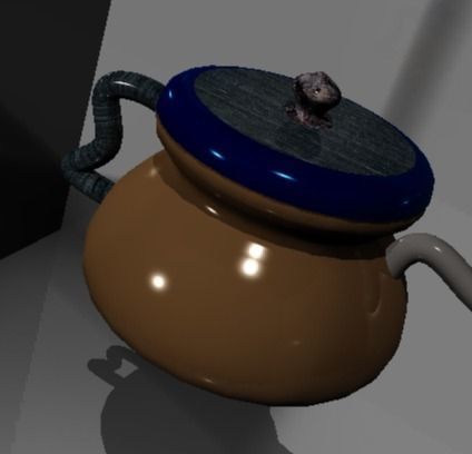 creo software design in mug saspan  3D model_5