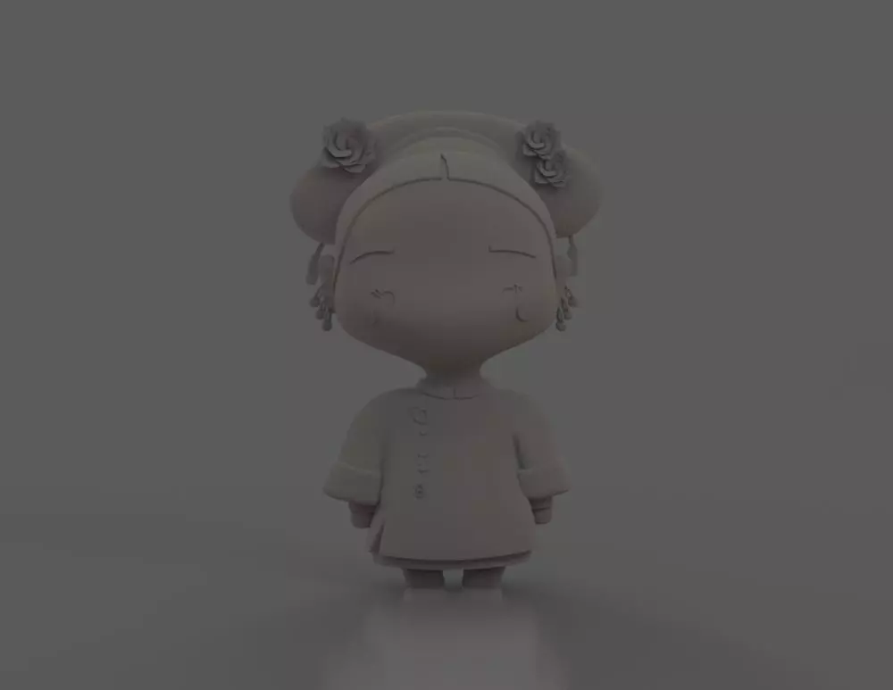 China Empire Prince Doll 3D print model_0