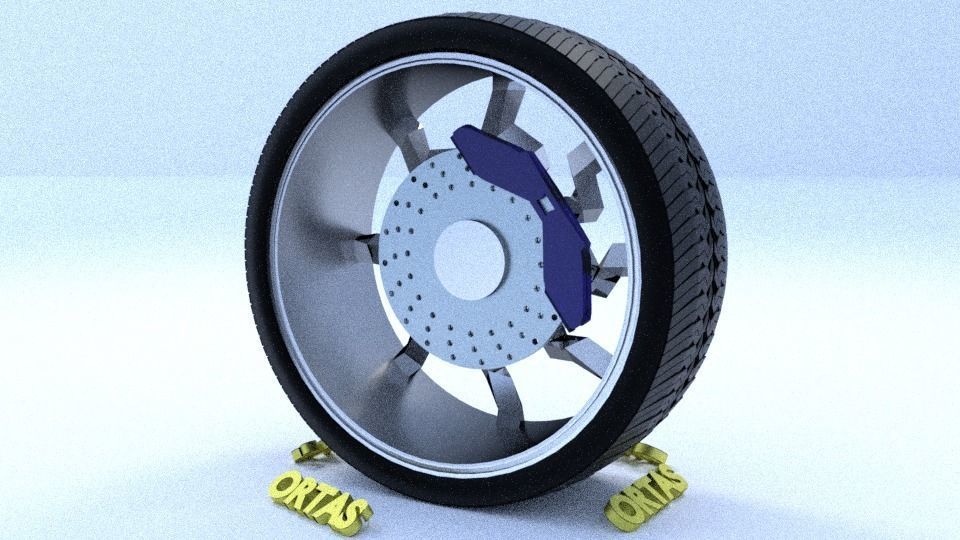 ORTAS CAR RIM 41-42-43-44-45-46-47-48-49-50 GAME READY 3D Model Collection_60