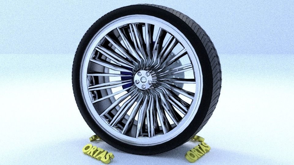 ORTAS CAR RIM 41-42-43-44-45-46-47-48-49-50 GAME READY 3D Model Collection_46