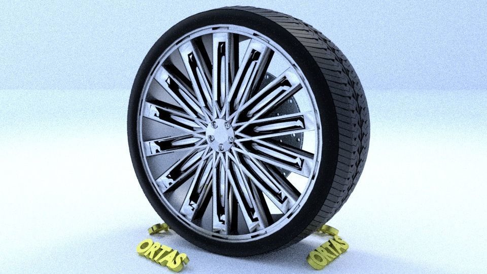 ORTAS CAR RIM 41-42-43-44-45-46-47-48-49-50 GAME READY 3D Model Collection_90