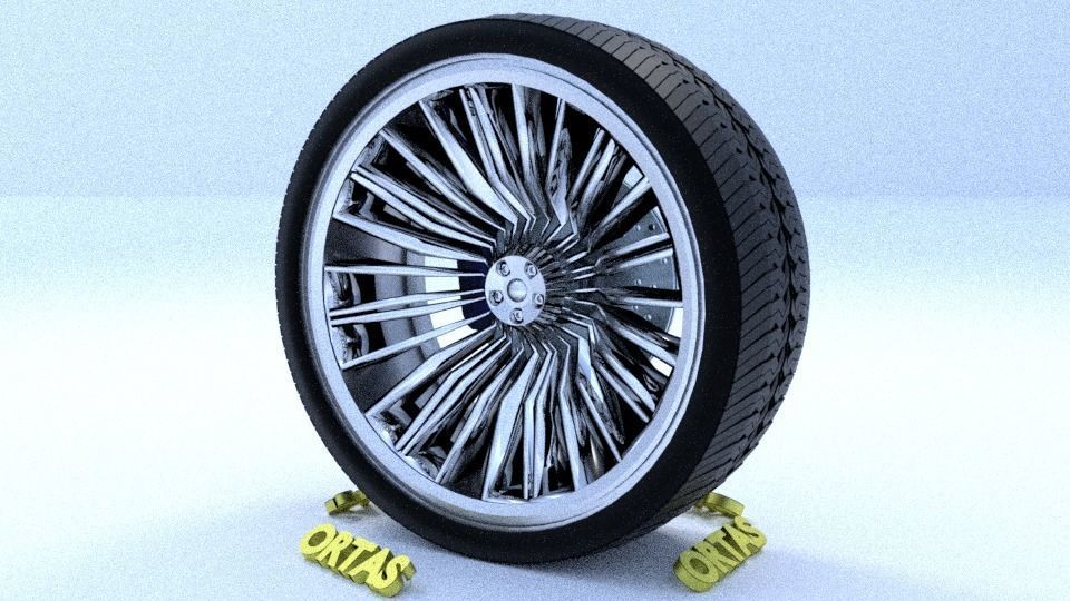 ORTAS CAR RIM 41-42-43-44-45-46-47-48-49-50 GAME READY 3D Model Collection_45