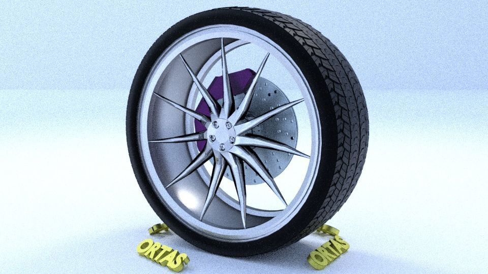 ORTAS CAR RIM 51-52-53-54-55-56-57-58-59-60 GAME READY 3D Model Collection_90