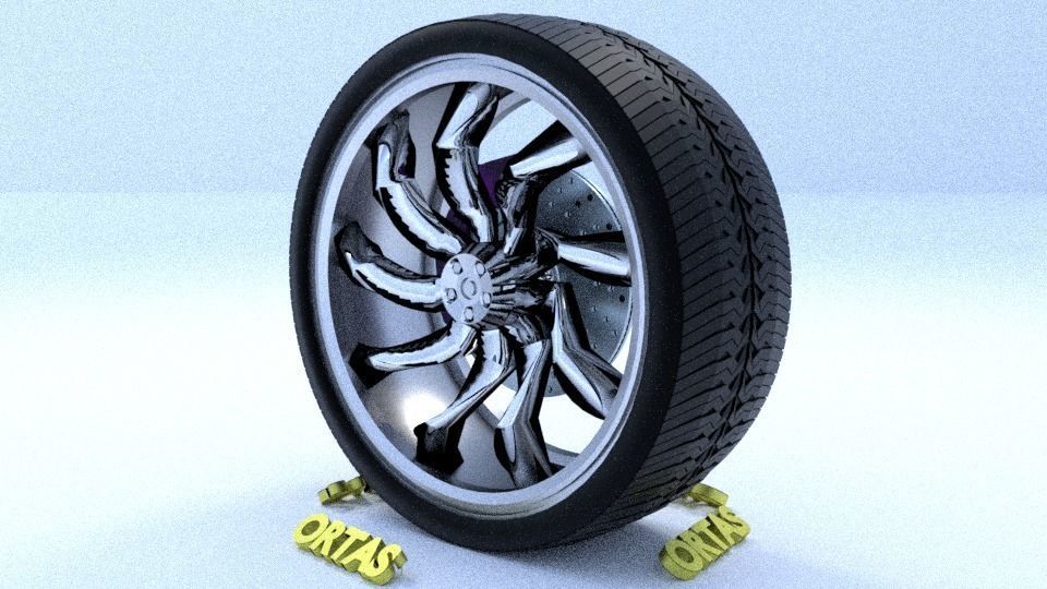 ORTAS CAR RIM 51-52-53-54-55-56-57-58-59-60 GAME READY 3D Model Collection_56
