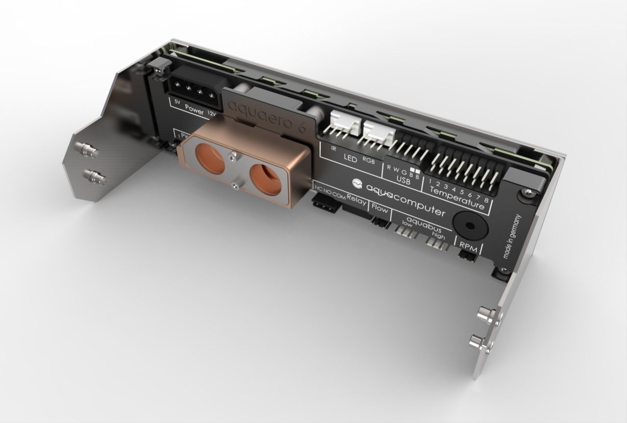 Aquacomputer Aquaero 6 XT Fan Controller 3D model_6