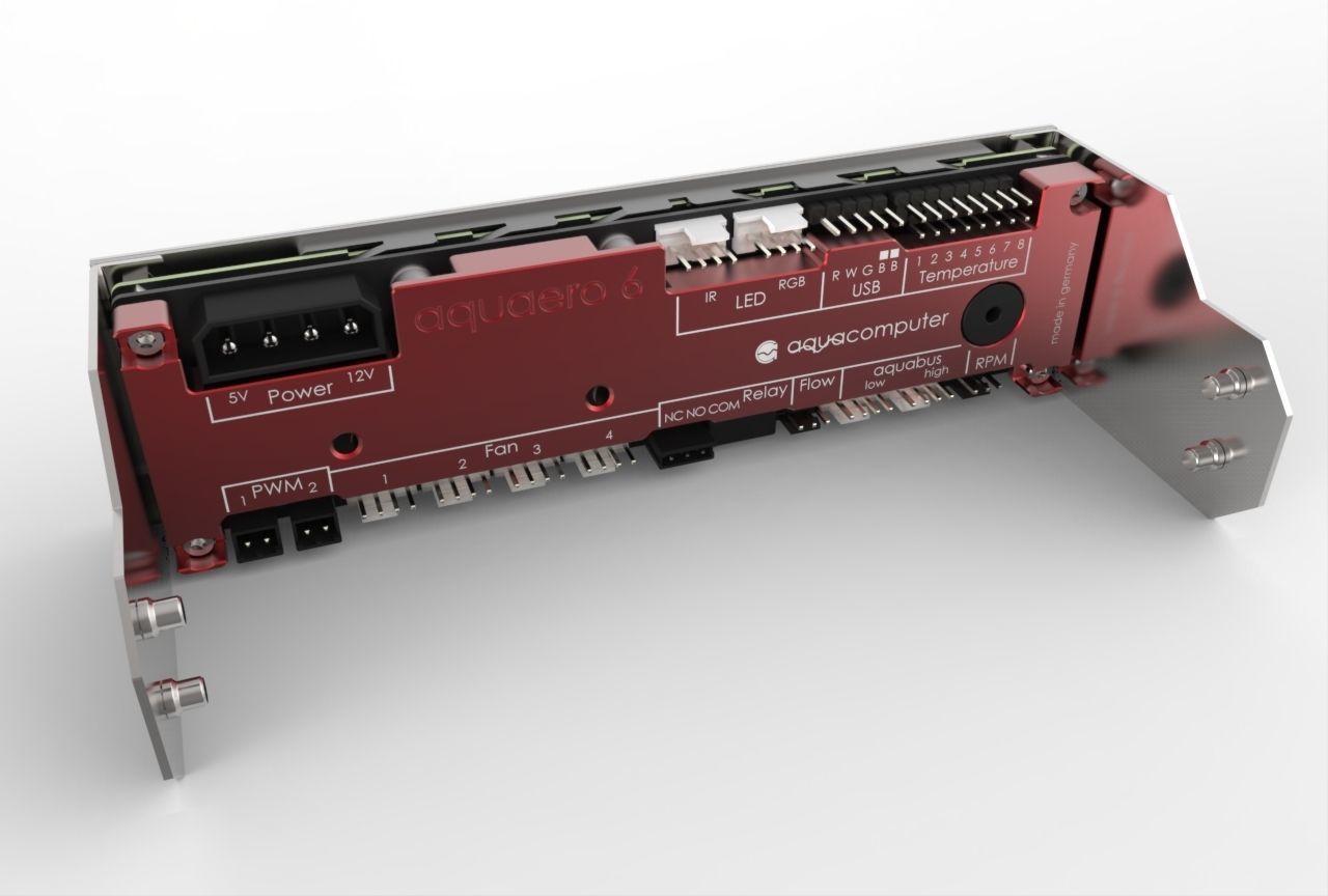 Aquacomputer Aquaero 6 XT Fan Controller 3D model_3