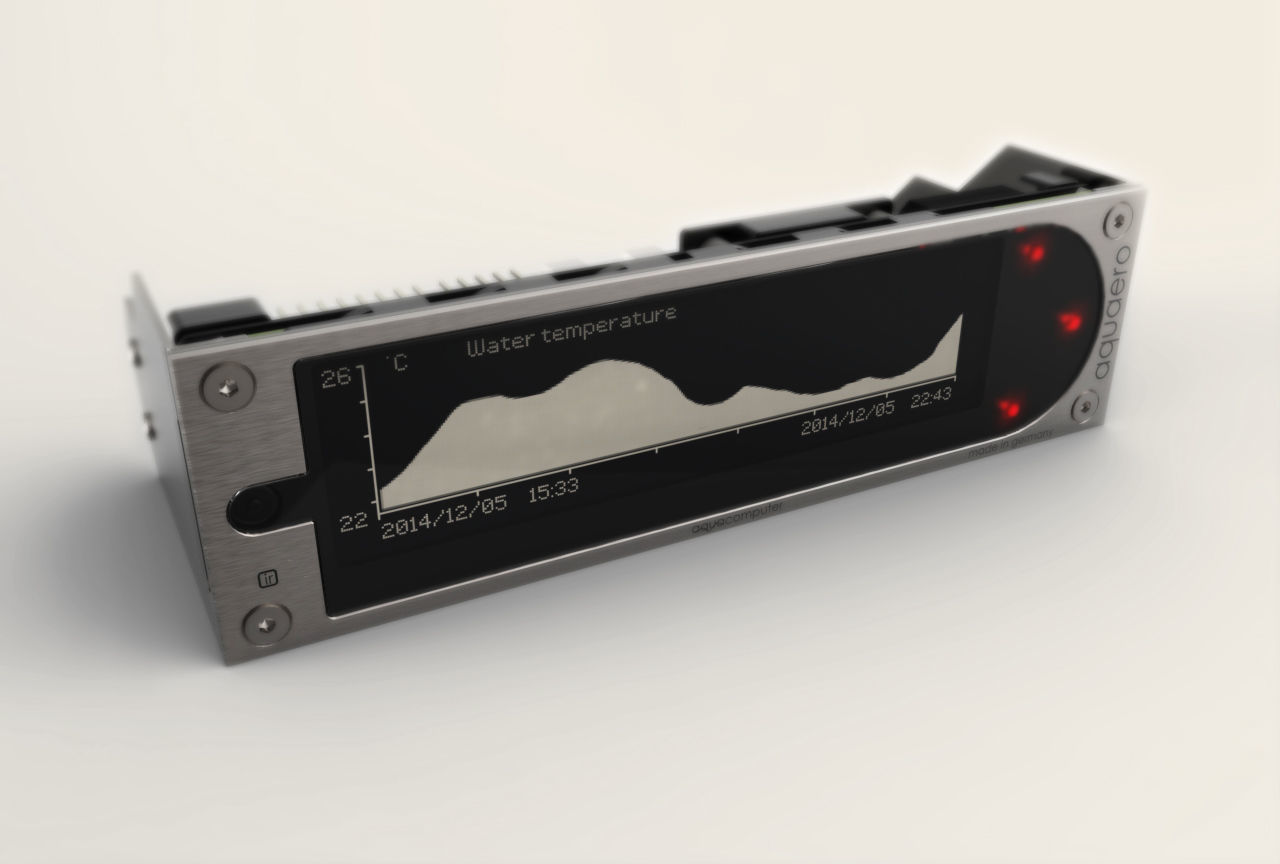 Aquacomputer Aquaero 6 XT Fan Controller 3D model_7