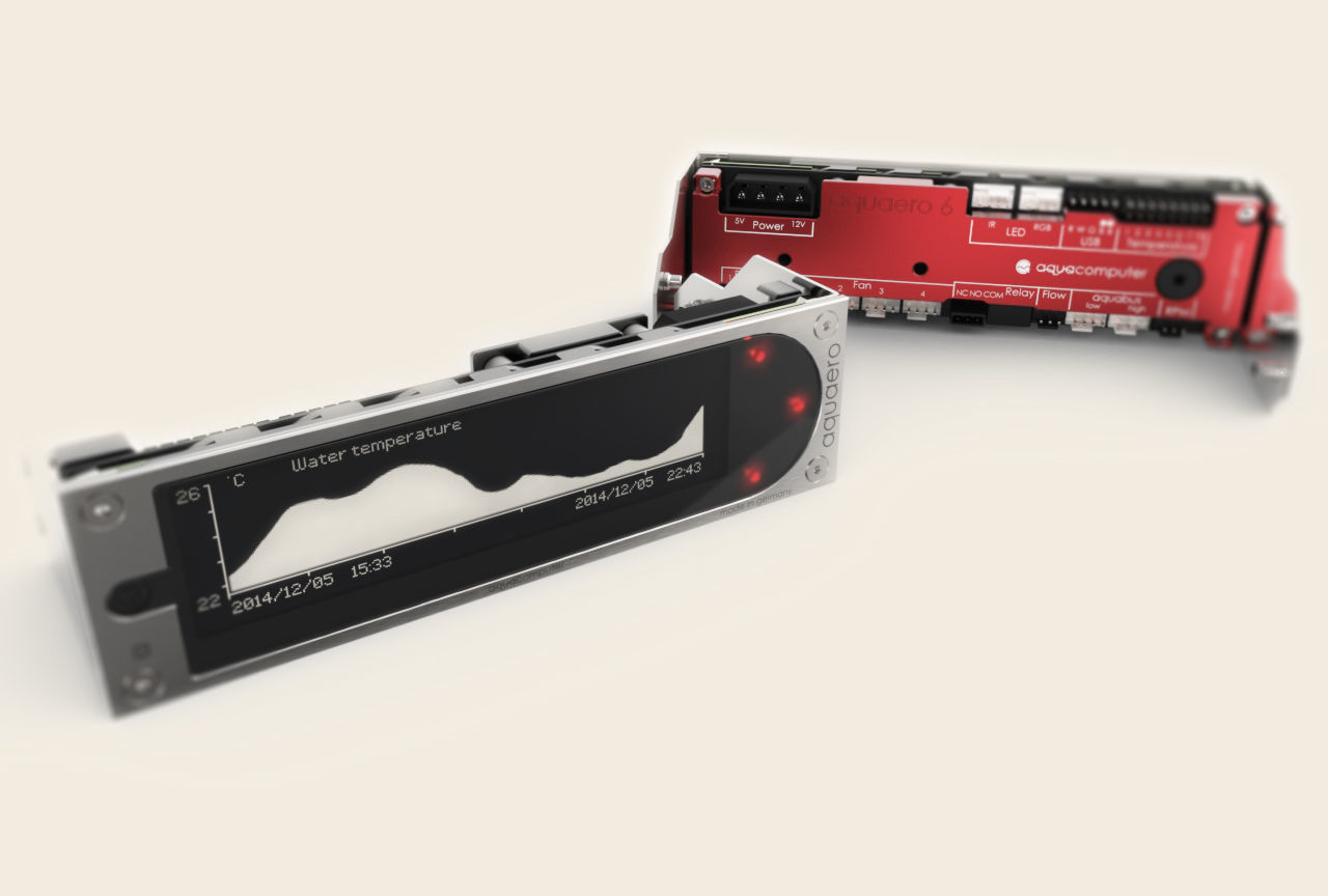 Aquacomputer Aquaero and Poweradjust 3D Model Collection_7