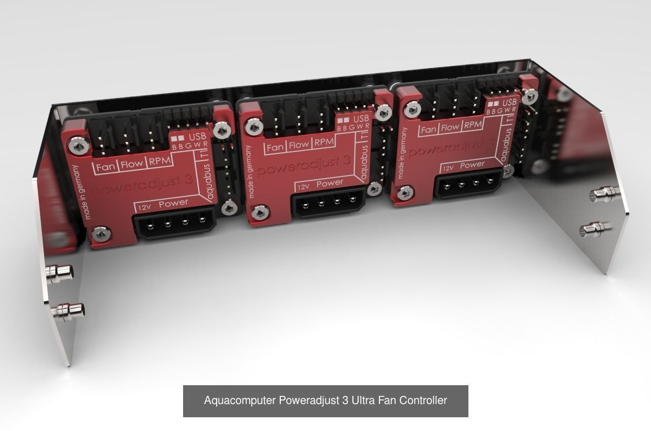 Aquacomputer Aquaero and Poweradjust 3D Model Collection_4