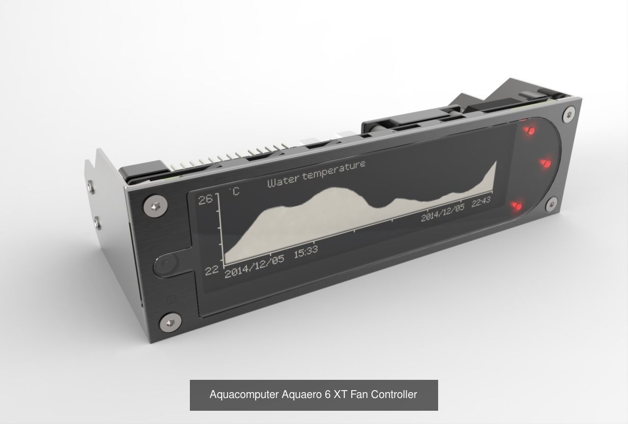 Aquacomputer Aquaero and Poweradjust 3D Model Collection_5