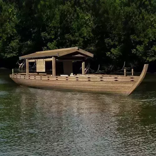 Japanese Boat 3D model