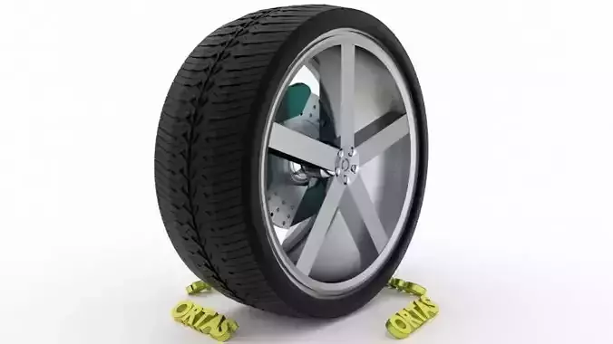 ORTAS CAR WHEEL RIM 98 GAME READY WHEEL RIM TIRE 3D model ORTAS CAR WHEEL RIM 98 GAME READY WHEEL RIM TIRE 3D model