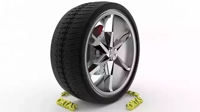 ORTAS CAR WHEEL RIM 106 GAME READY WHEEL RIM TIRE