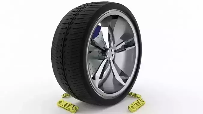 ORTAS CAR WHEEL RIM 103 GAME READY WHEEL RIM TIRE