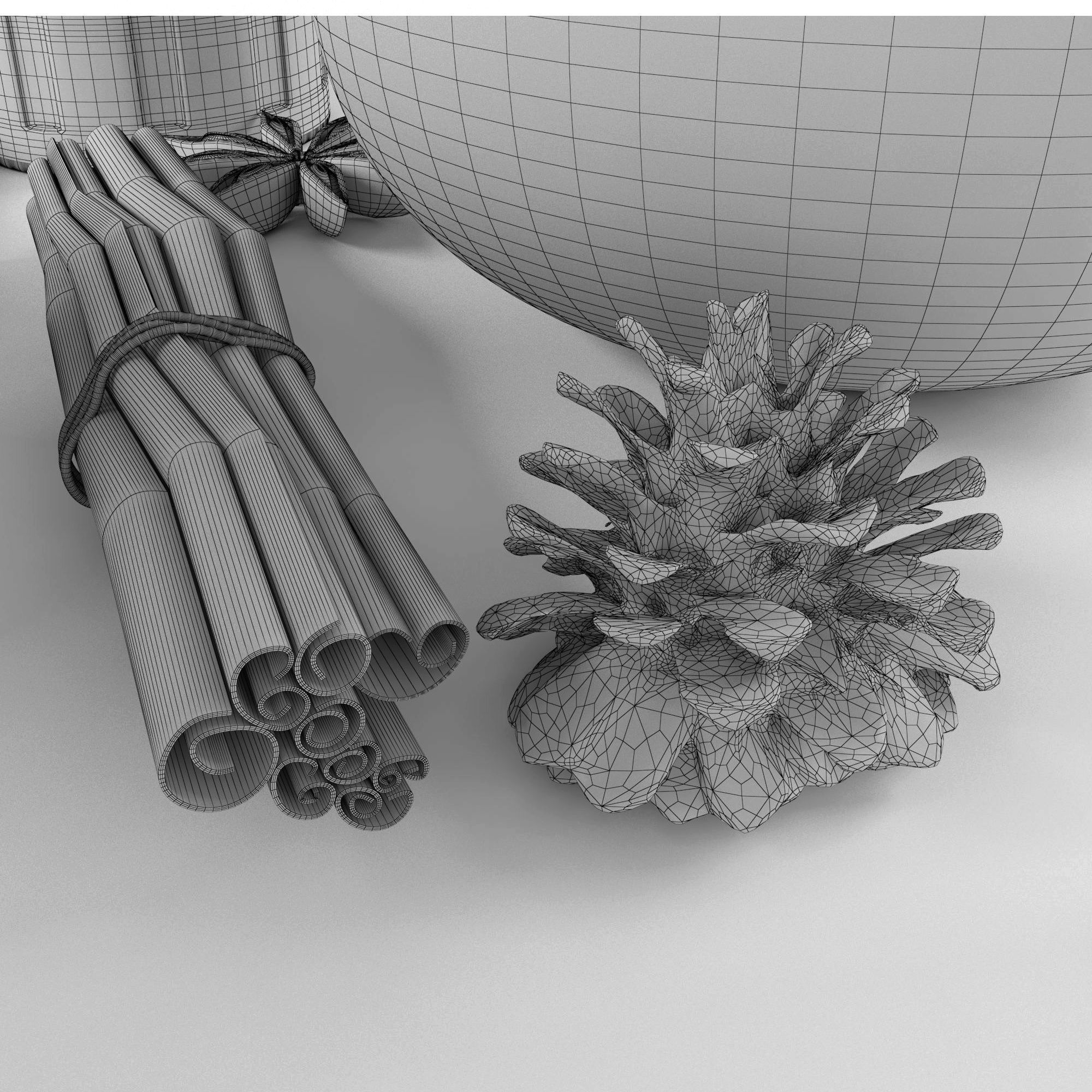 Orange set 1 3D model_8