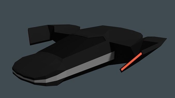 Spaceship JD86 Free 3D model
