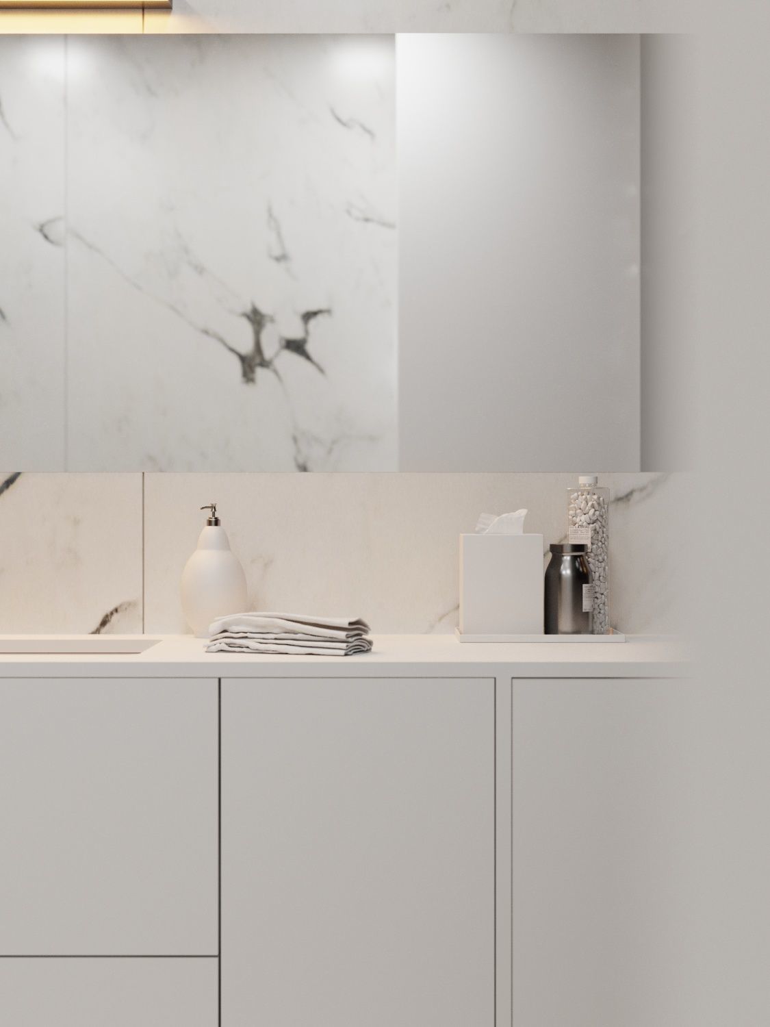 Modern Hi-End Bathroom scene for Cinema 4D and Corona Renderer 3D model_10